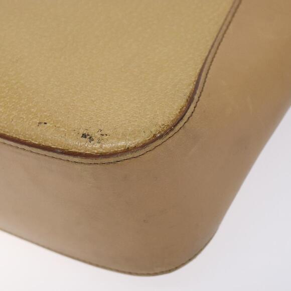 GUCCI Tote Bag Leather Beige Silver 002 002 - Picture 10 of 16